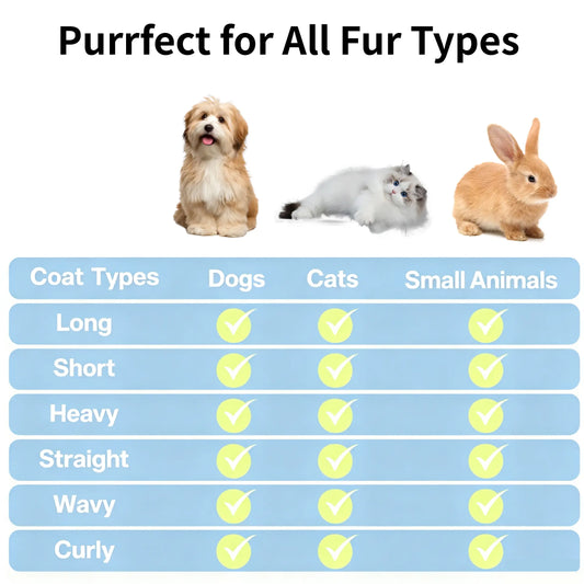 Fresh Fur Shower Brush,2 in 1 Pet Steam Brush,Spray Hair Removal Comb for Cats & Dogs - Deshedding& Grooming