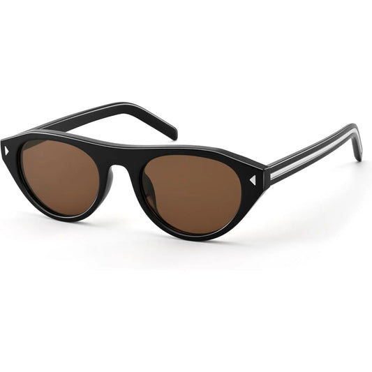 Pro Acme Women'S Full Rim Retro Cat Eye Sunglasses - UV400 Protection, Small Oval Vintage Style