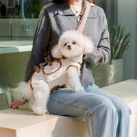 Mochila Bandolera Transpirable para Mascotas