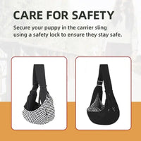 Bandolera Reversible para Mascotas Pequeñas