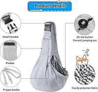 Bandolera Reversible para Mascotas Pequeñas