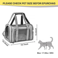 Transportín Blando Plegable para Mascotas Grandes