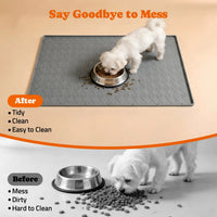 Alfombrilla de Silicona para Comederos de Mascotas
